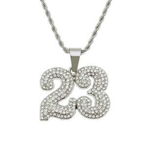 Street 23 Number Necklace