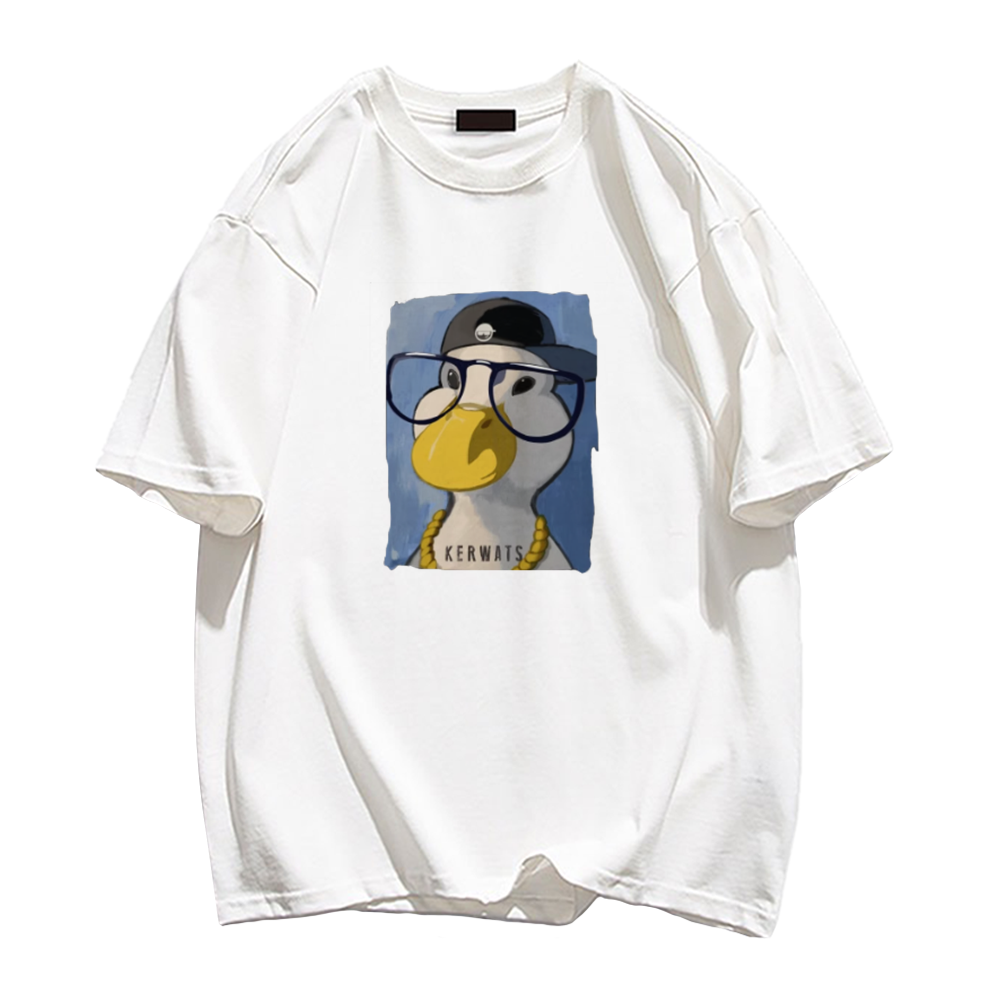 Oil Painting Glasses Duck T-Shirt