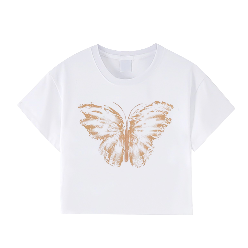 Women's Butterfly Print T-shirt