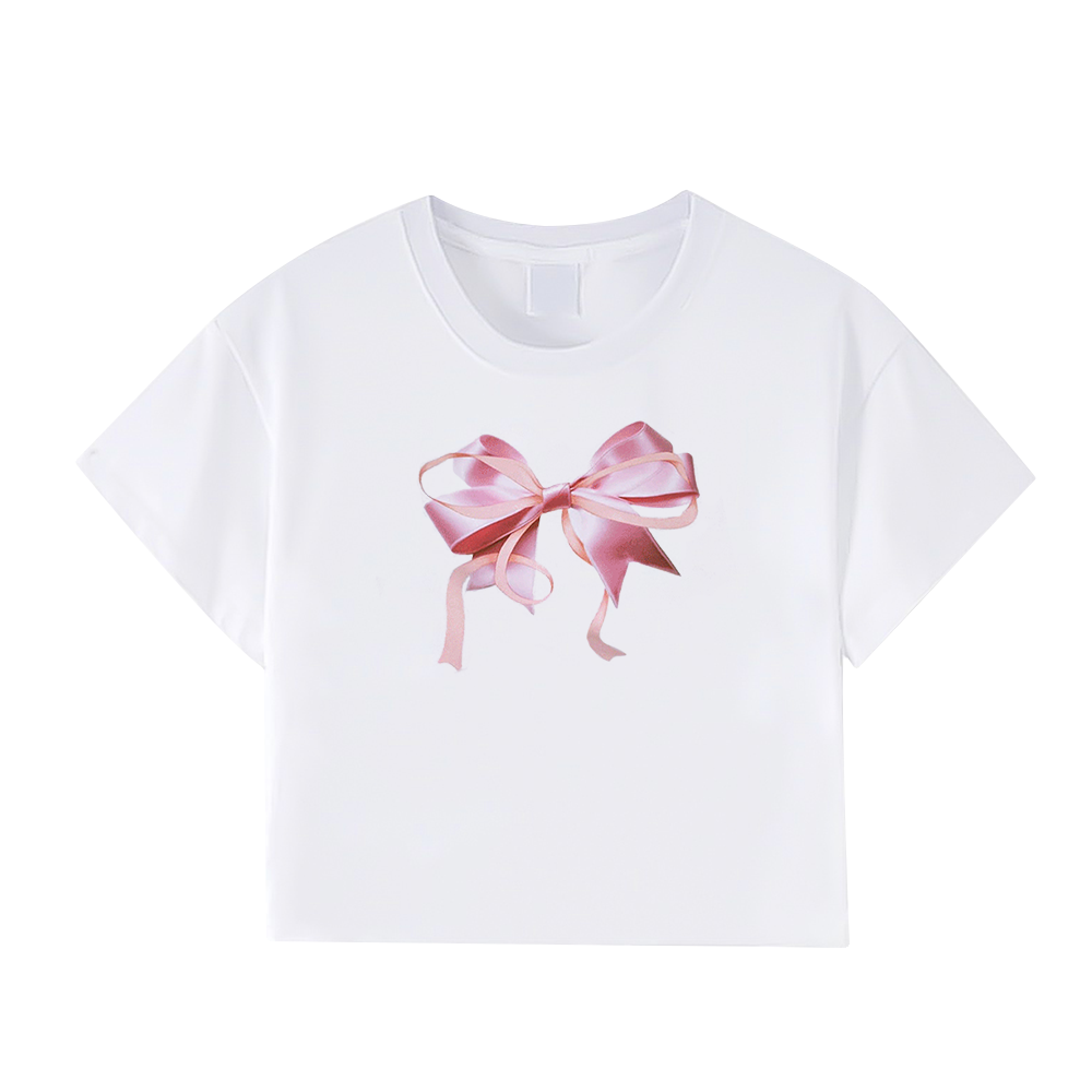 Women's Urban Fashion Bow T-Shirt