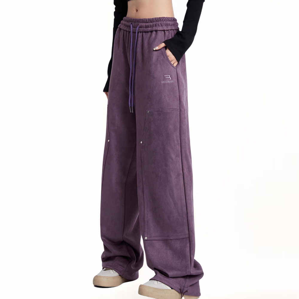 Jazzy Suede Versatile Sweatpants