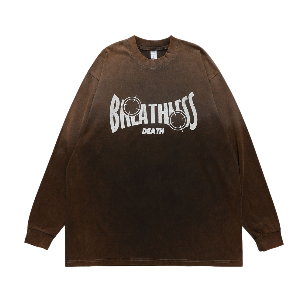 Bullet Hole Skull Print Sweatshirt