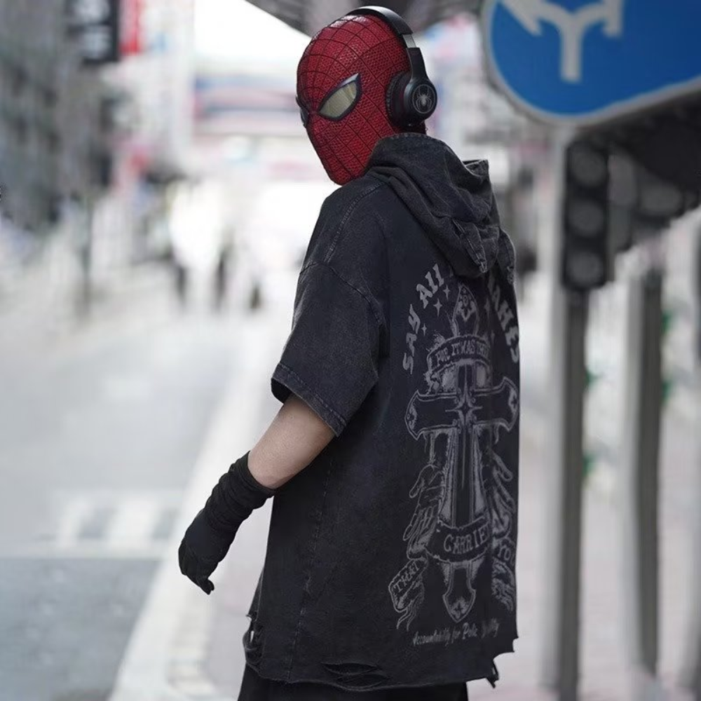 American Street Devil Hooded T-Shirt