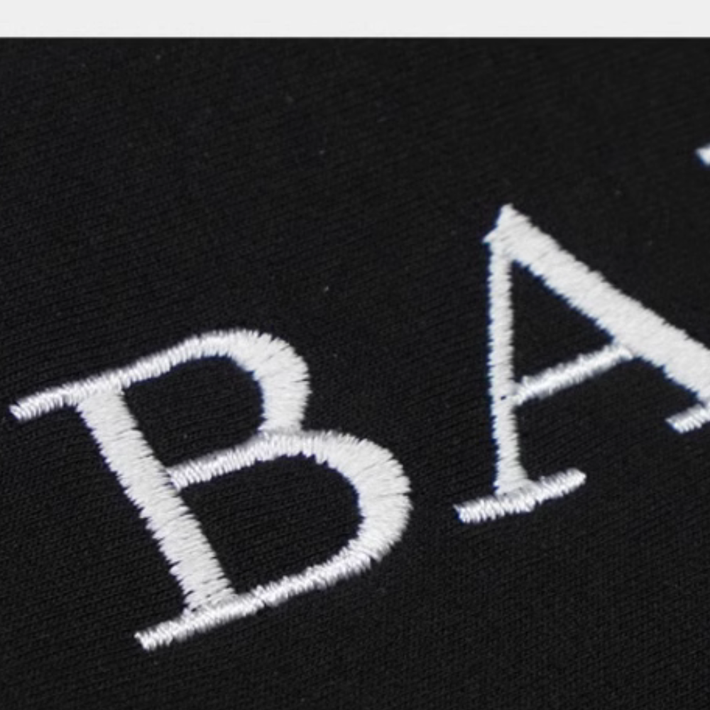 Women's Street Mask Embroidered Sweatpants