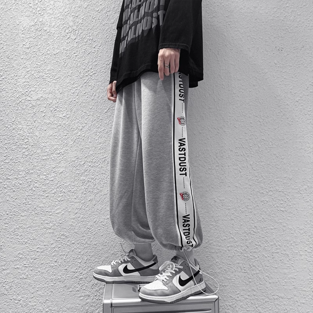 High Street Alphabet Print Sweatpants