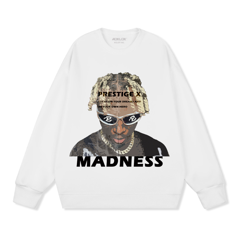 PM | American Crazy Rock Print Sweatshirt