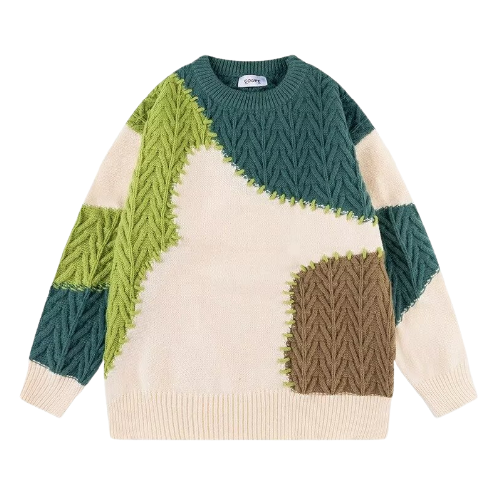 Artistic Irregular Braid Sweater