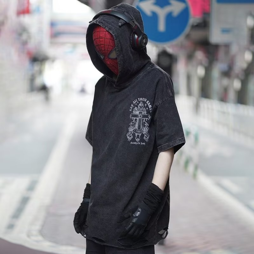 American Street Devil Hooded T-Shirt