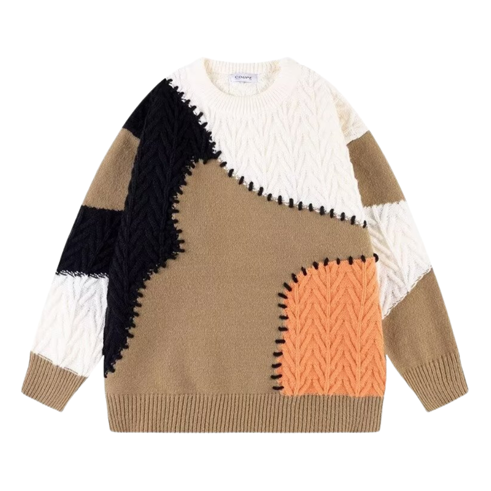 Artistic Irregular Braid Sweater