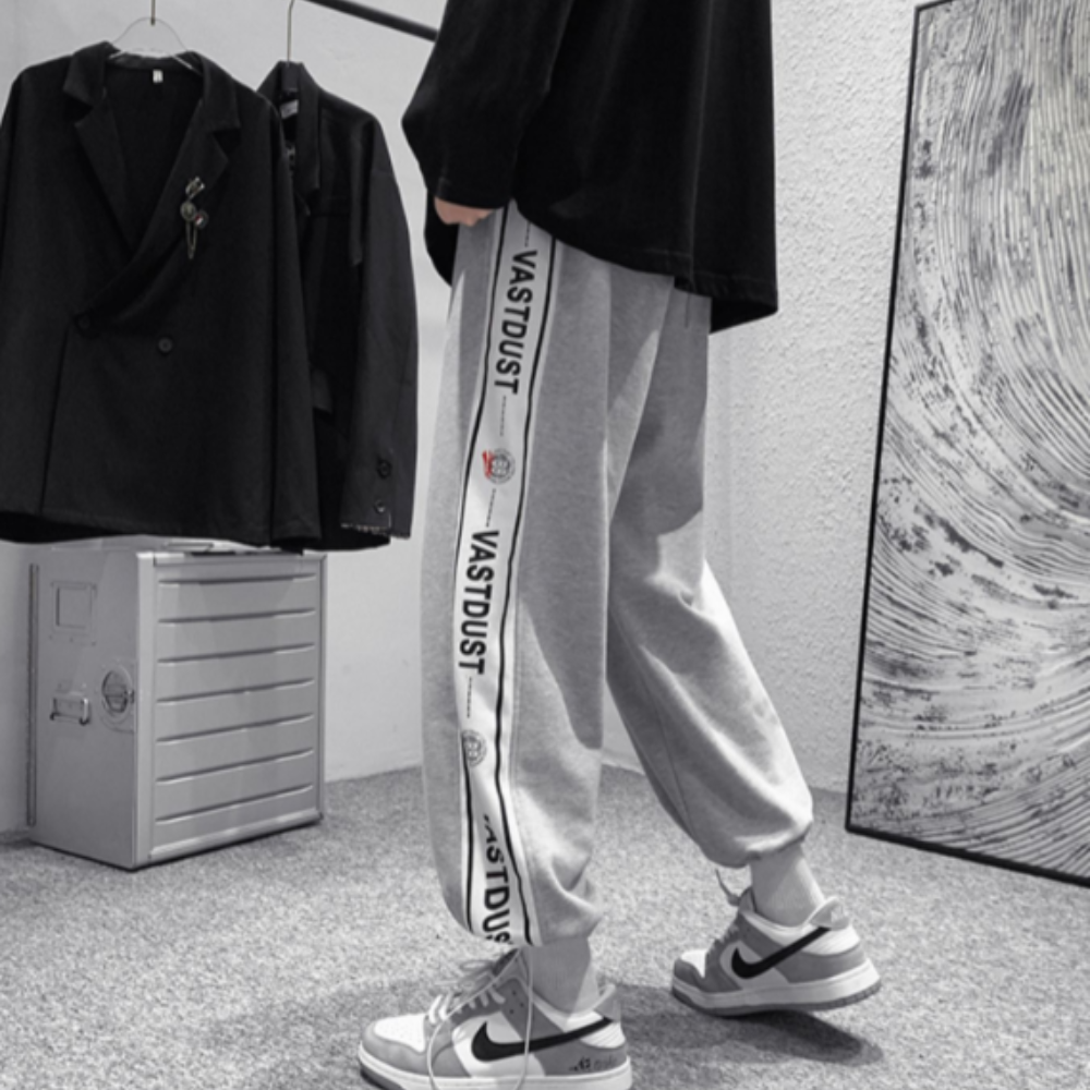 High Street Alphabet Print Sweatpants