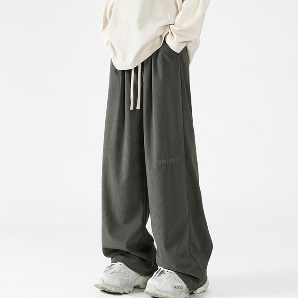 Women's Loose Letter Embroidered Sweatpants