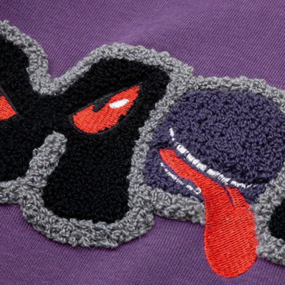 Gengar Doll Towel Embroidery Hoodie