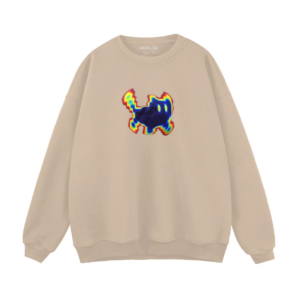 Multicolored Gradient Kitten Sweatshirt