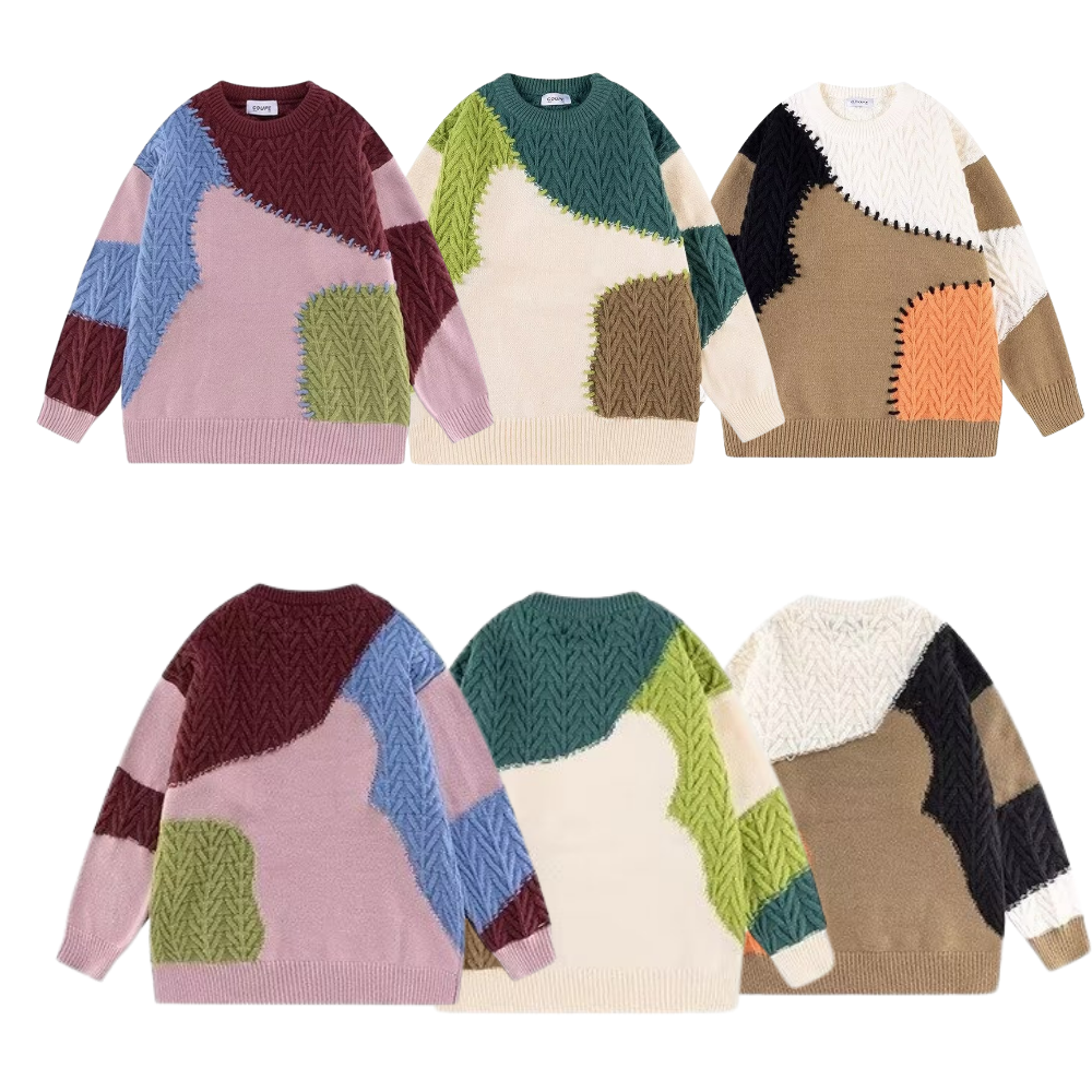 Artistic Irregular Braid Sweater