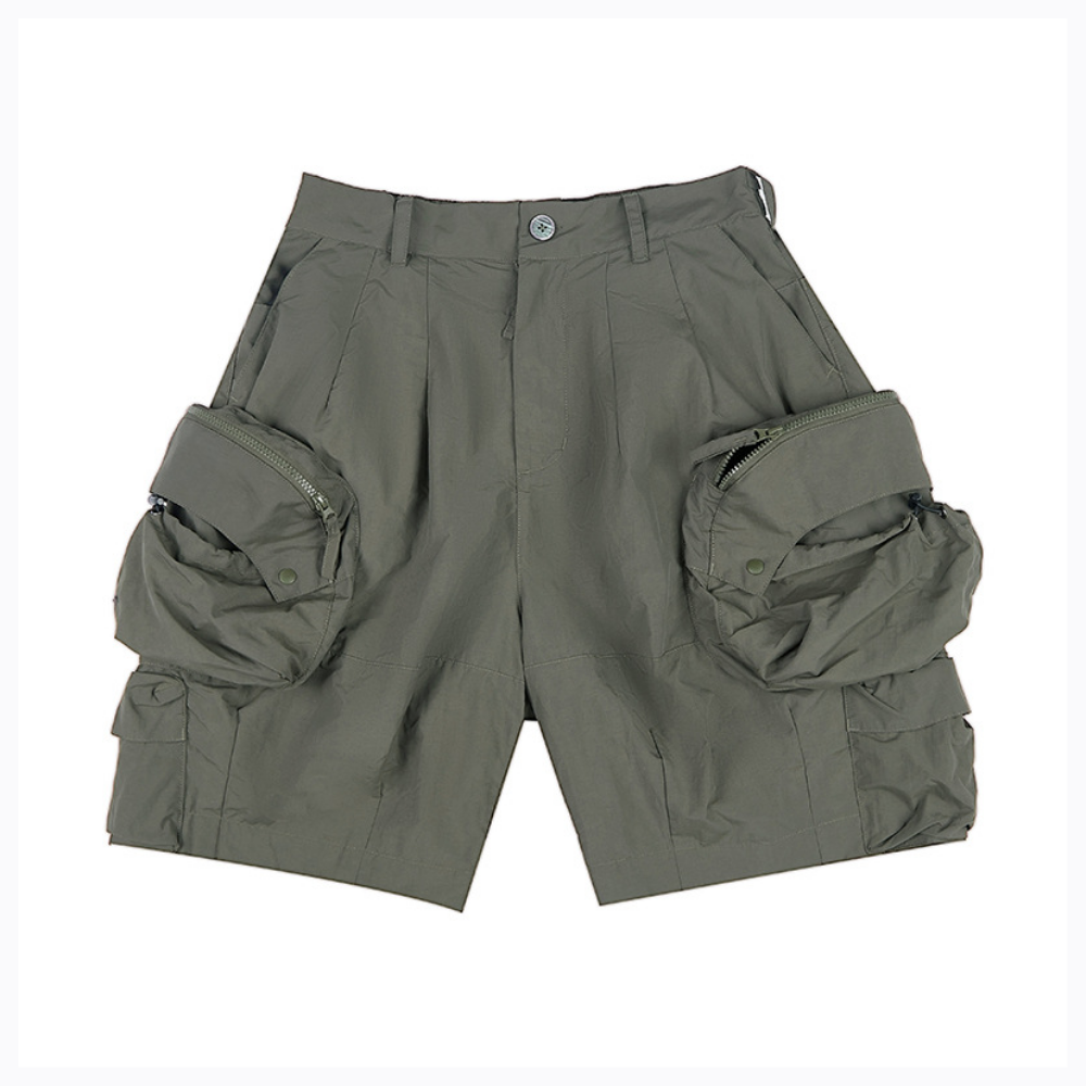 Cityboy Solid Color Cargo Shorts