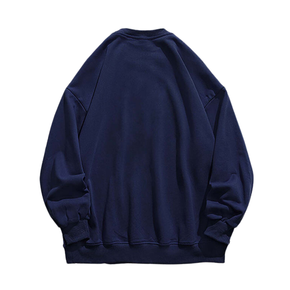 Street Unique Cat Print Sweatshirt