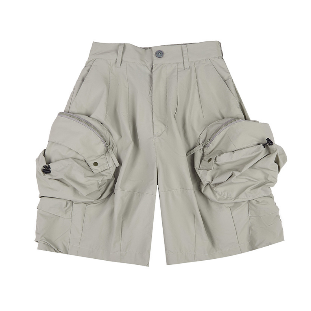 Cityboy Solid Color Cargo Shorts