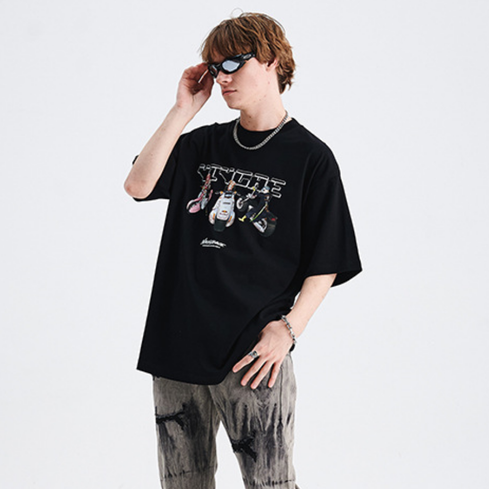 Japanese Motorcycle Boy T-shirt