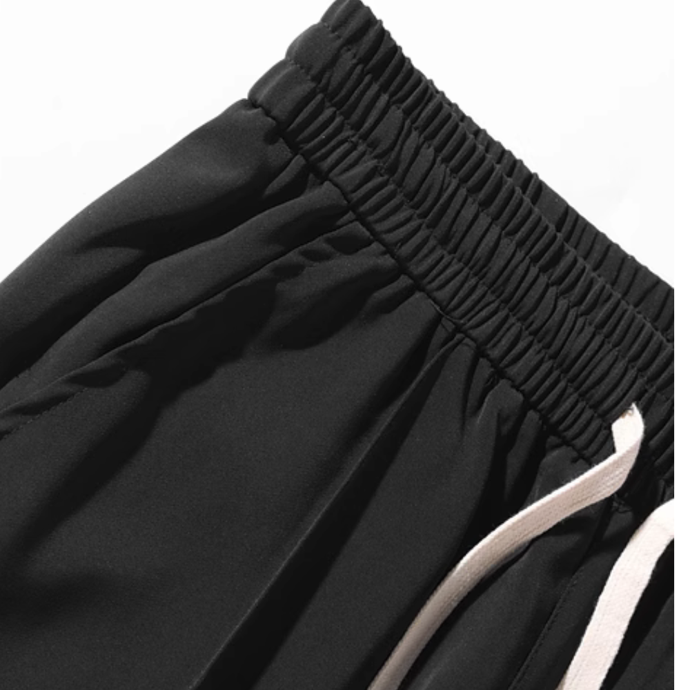 Casual Solid Color Drawstring Sweatpants