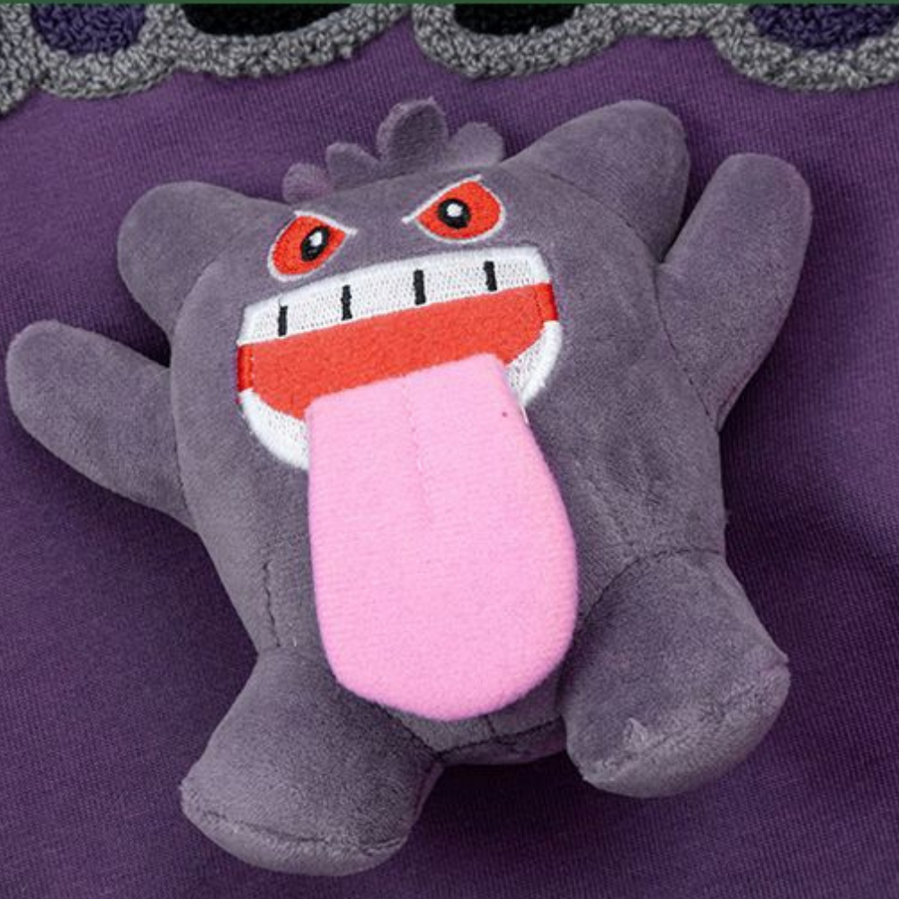 Gengar Doll Towel Embroidery Hoodie