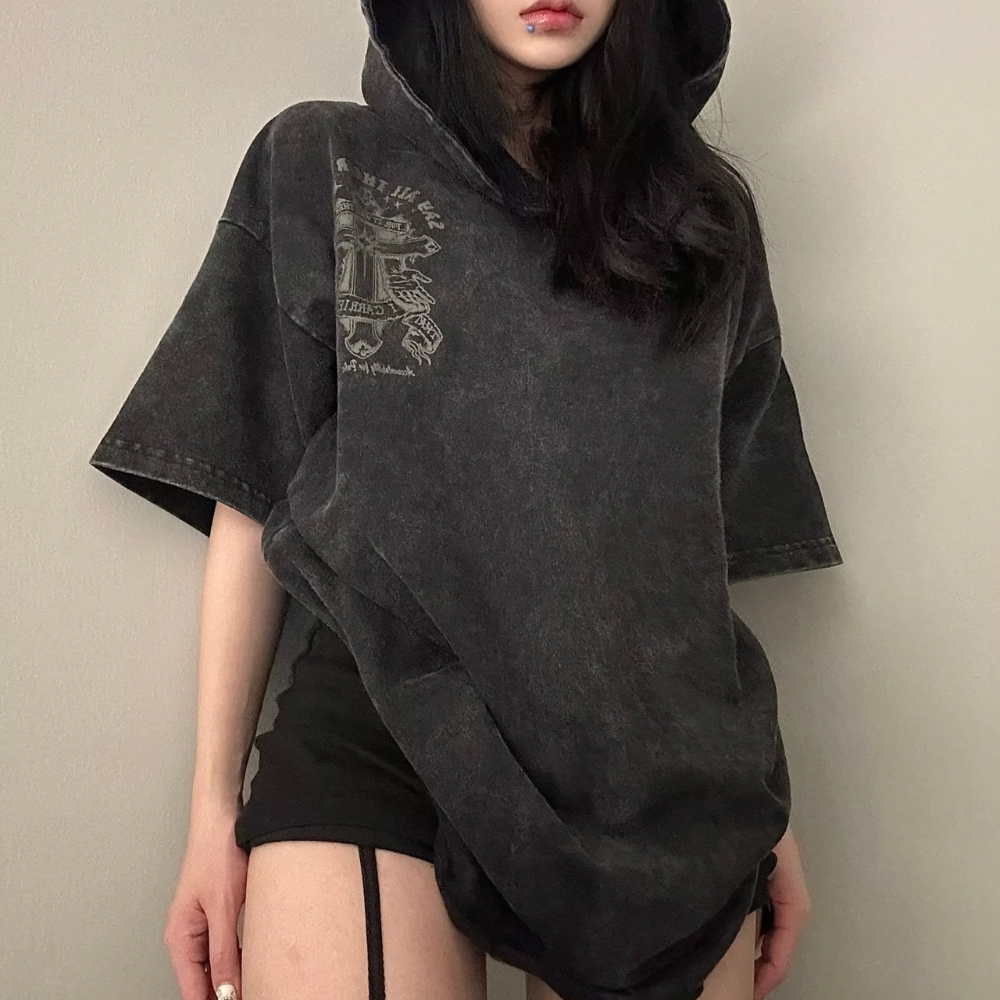American Street Devil Hooded T-Shirt