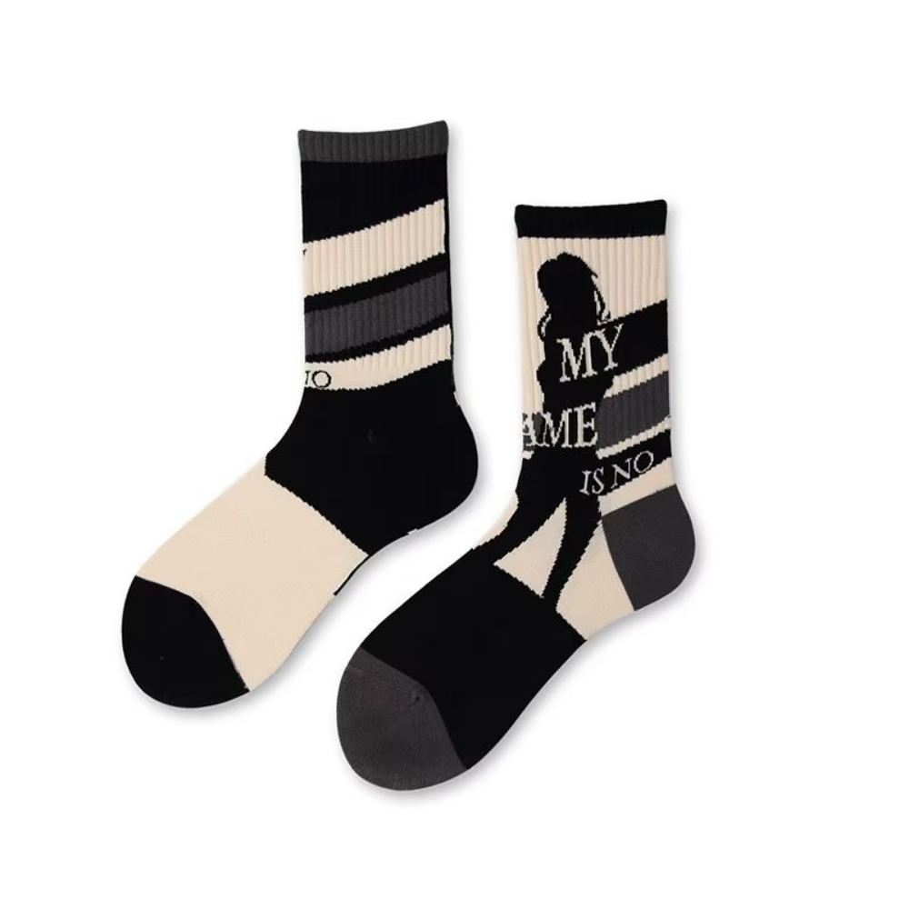 High Street Contrast Socks