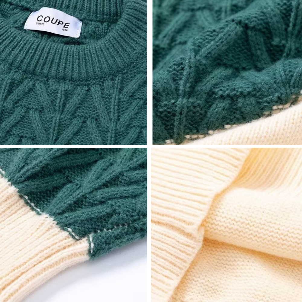 Artistic Irregular Braid Sweater