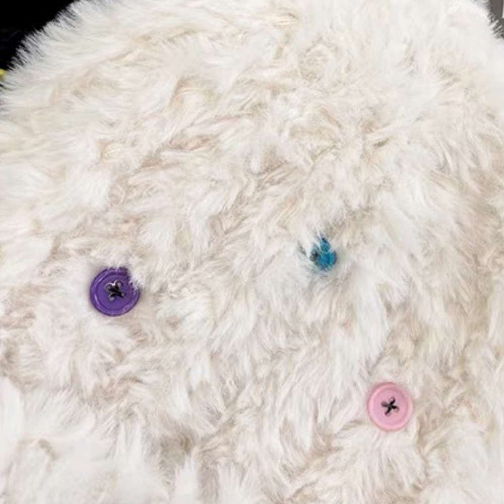 Colorful Button Hat
