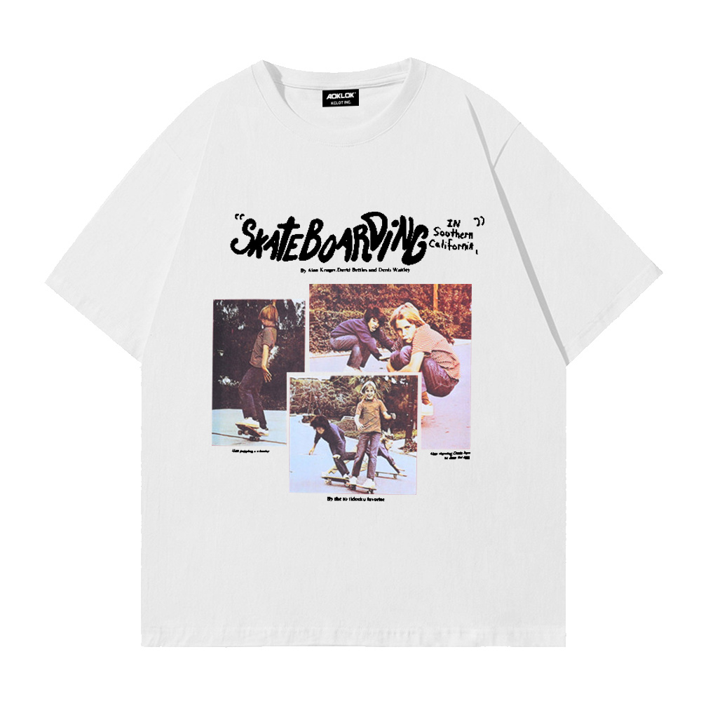 Joyful Characters Print T-shirt