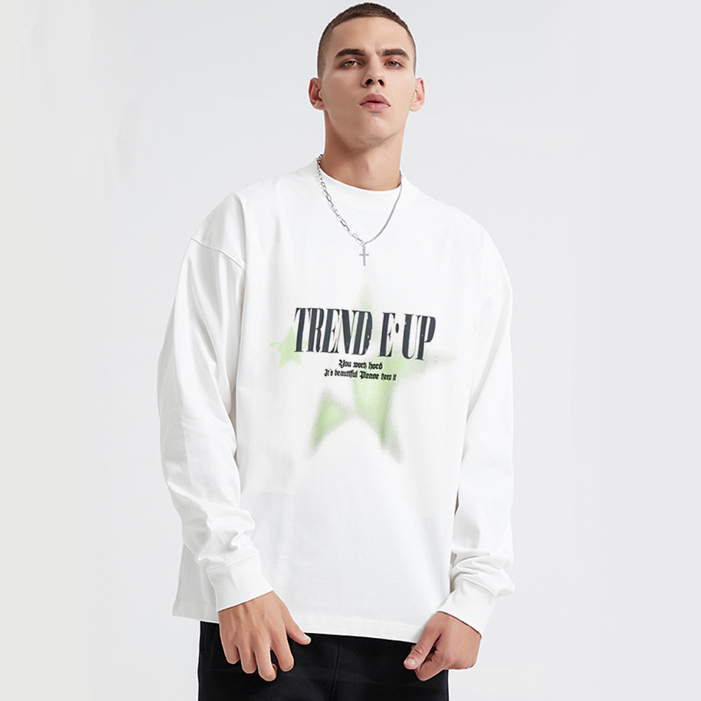 Star Letters Shadow Long-Sleeve Shirt