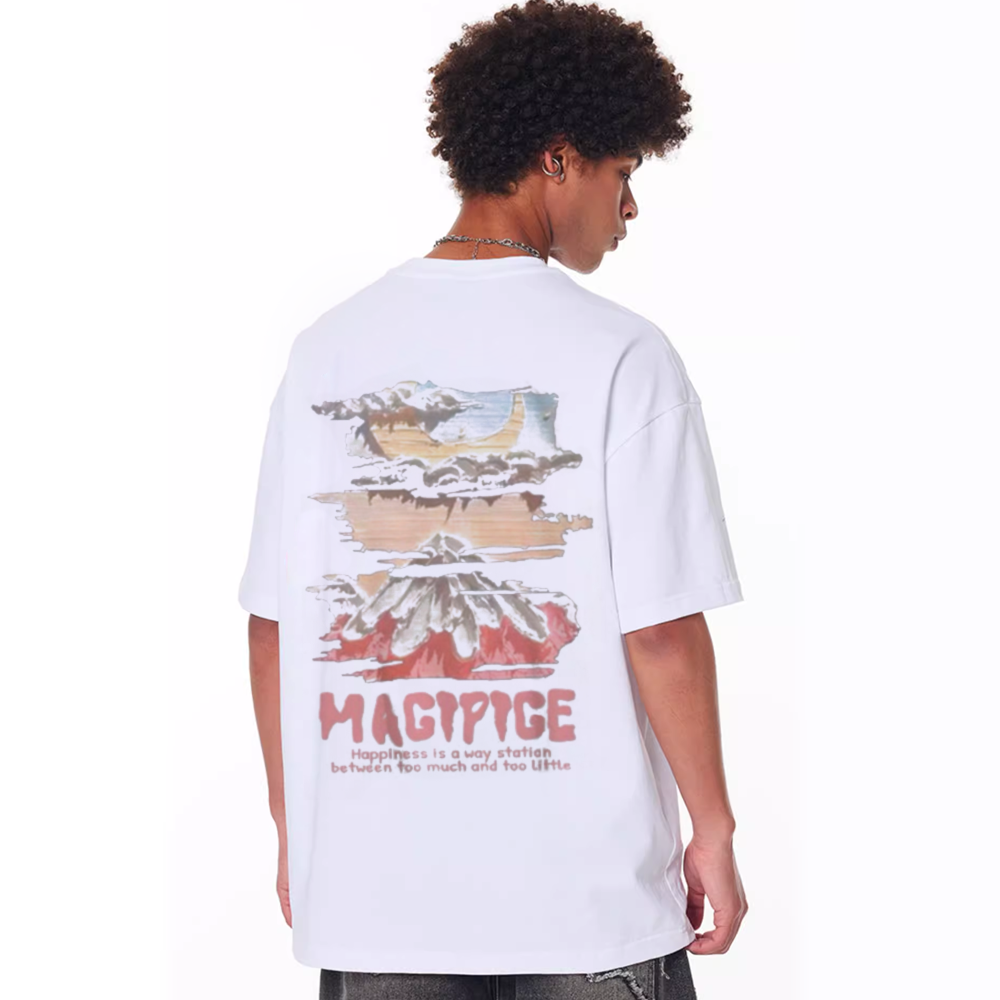 Casual Comic Volcano T-Shirt
