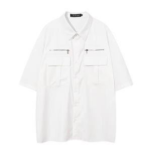 High Street Multi-Pocket Trendy Shirt