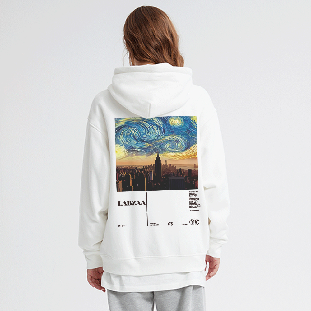 Modern Van Gogh Starry Sky Hoodie