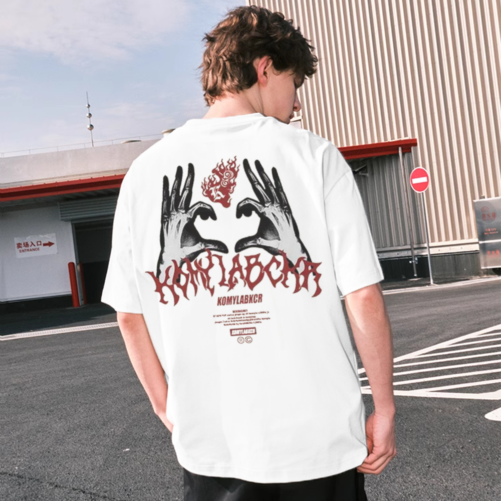 Gesture Letters Flame T-Shirt