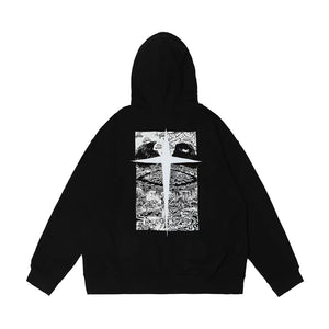 High Street Trend Greece Map Hoodie