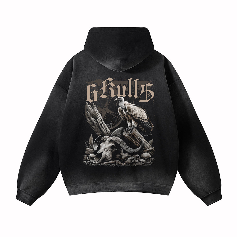 6Kull Jungle Ecology Skull Hoodie