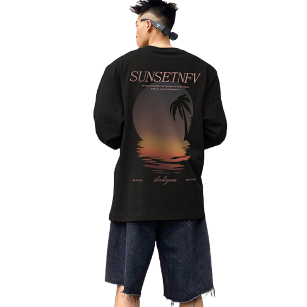 Casual Sunset Long Sleeve Shirt