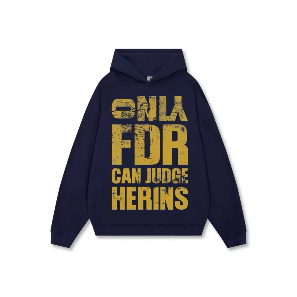 BIG LOGO PRINT HOODIE