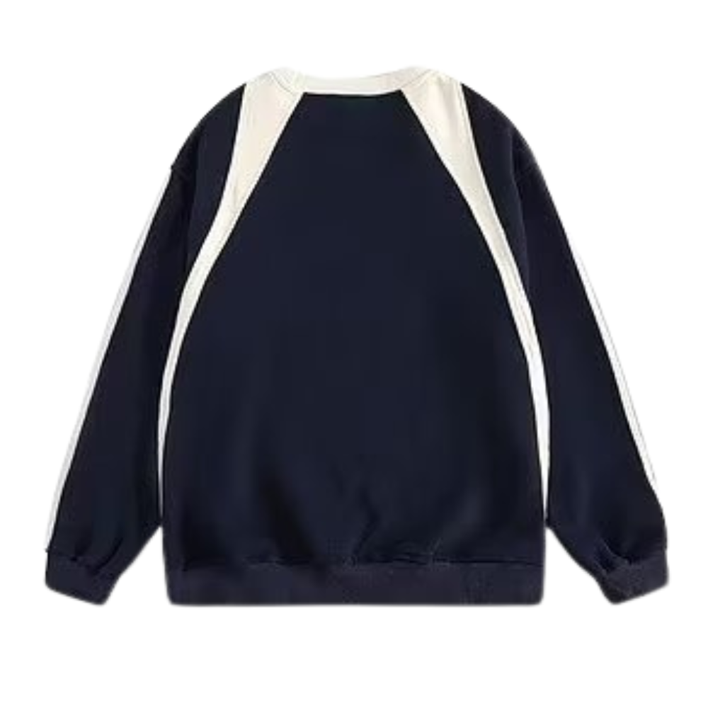 American Simple Printed Raglan Sweatshirt