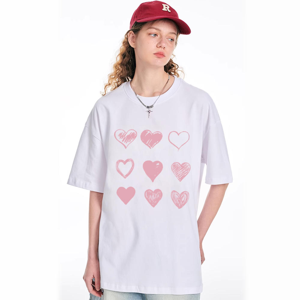 Painting Love Print T-shirt