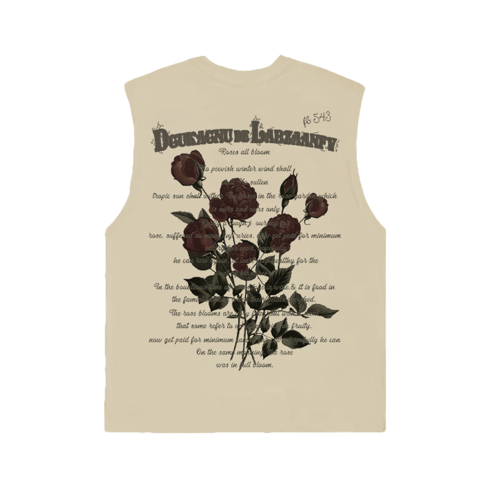 High Street Rosette Letters Vest