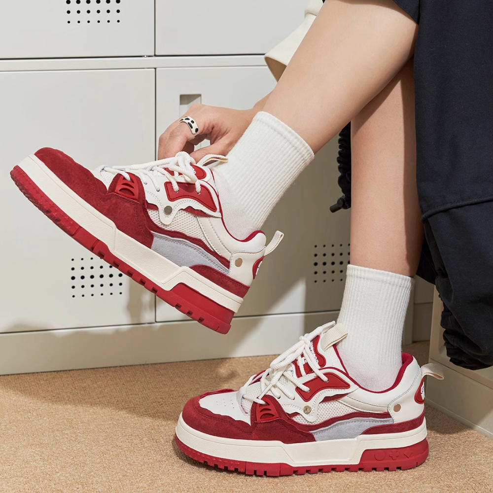 H-Block |Casual Contrasting Color Breathable Sneakers