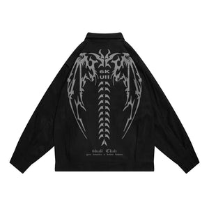 6Kull Suede bone wing FW24 Jacket