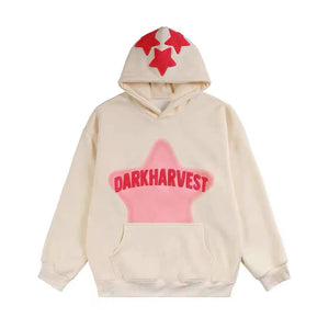 High Street Retro Alphabet Stars Hoodie