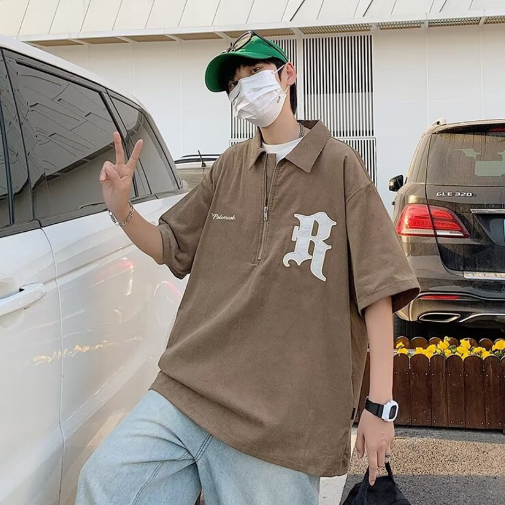 Japanese Embroidery Polo Shirt