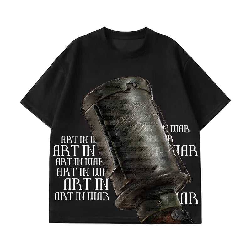 Art In War Grenade Washed T-Shirt