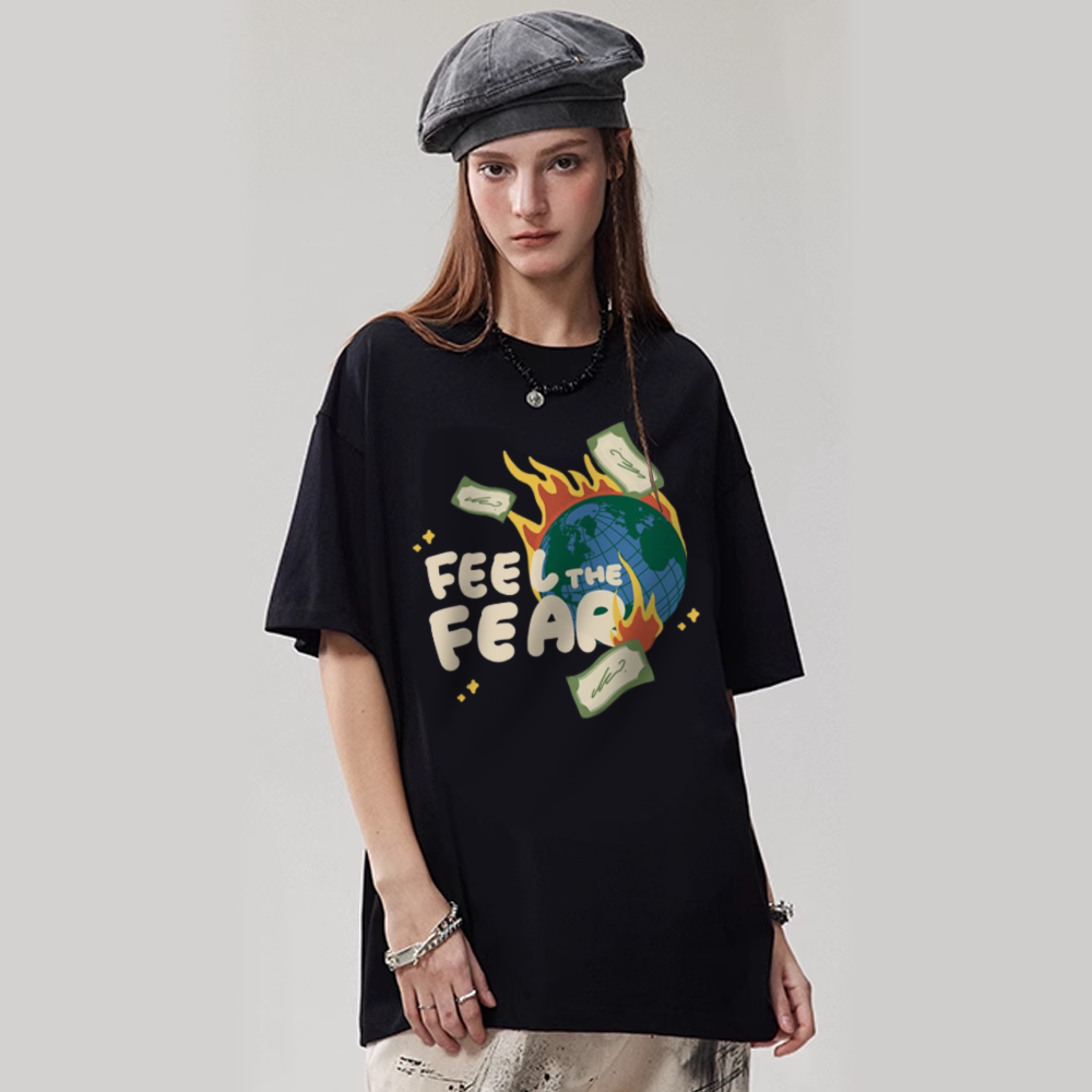 🌍Earth Feel Fear T-Shirt