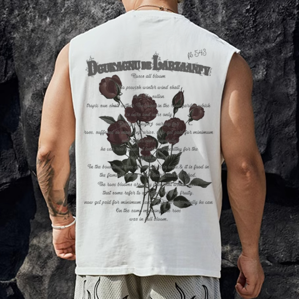 High Street Rosette Letters Vest