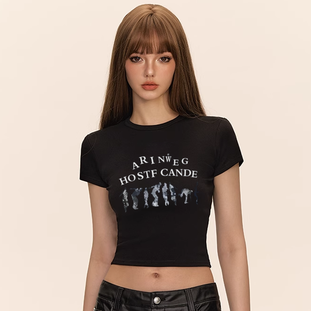 Women's Street Print Slim T-Shirt