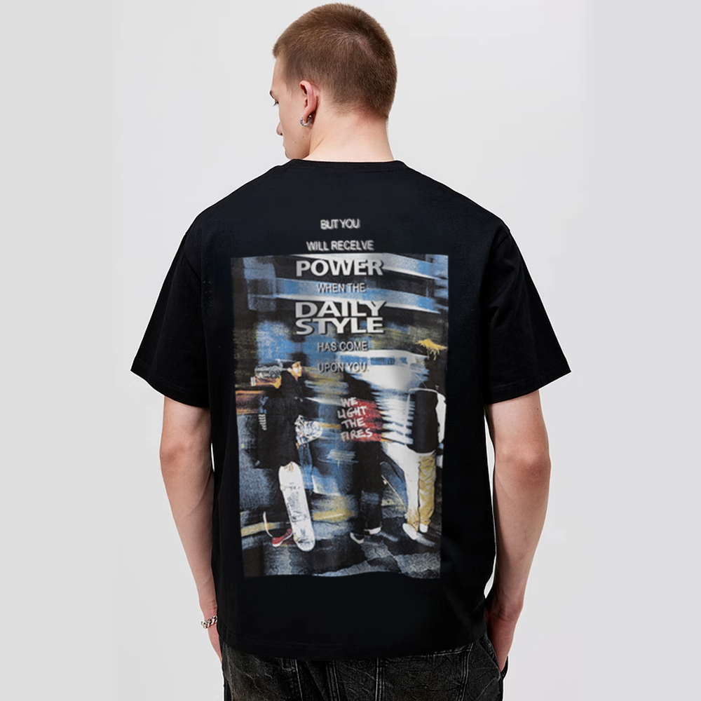 Street Skateboarding Boy Silhouette T-Shirt
